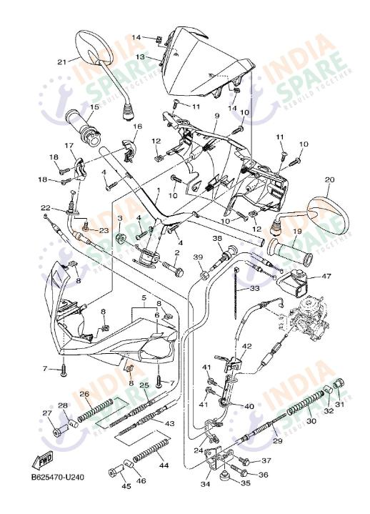 STEERING HANDLE & CABLE